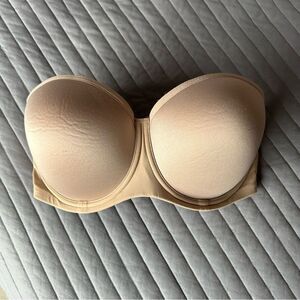 ThirdLove 24/7 Classic Strapless Bra Nude Size 34F